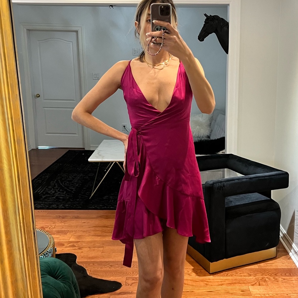 Marciano wrap dress